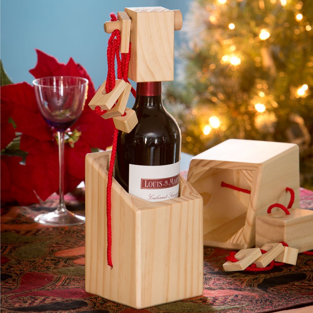 Amazon.com: Bits and Pieces Bewildering Wine Bottle Brainteaser 3D
